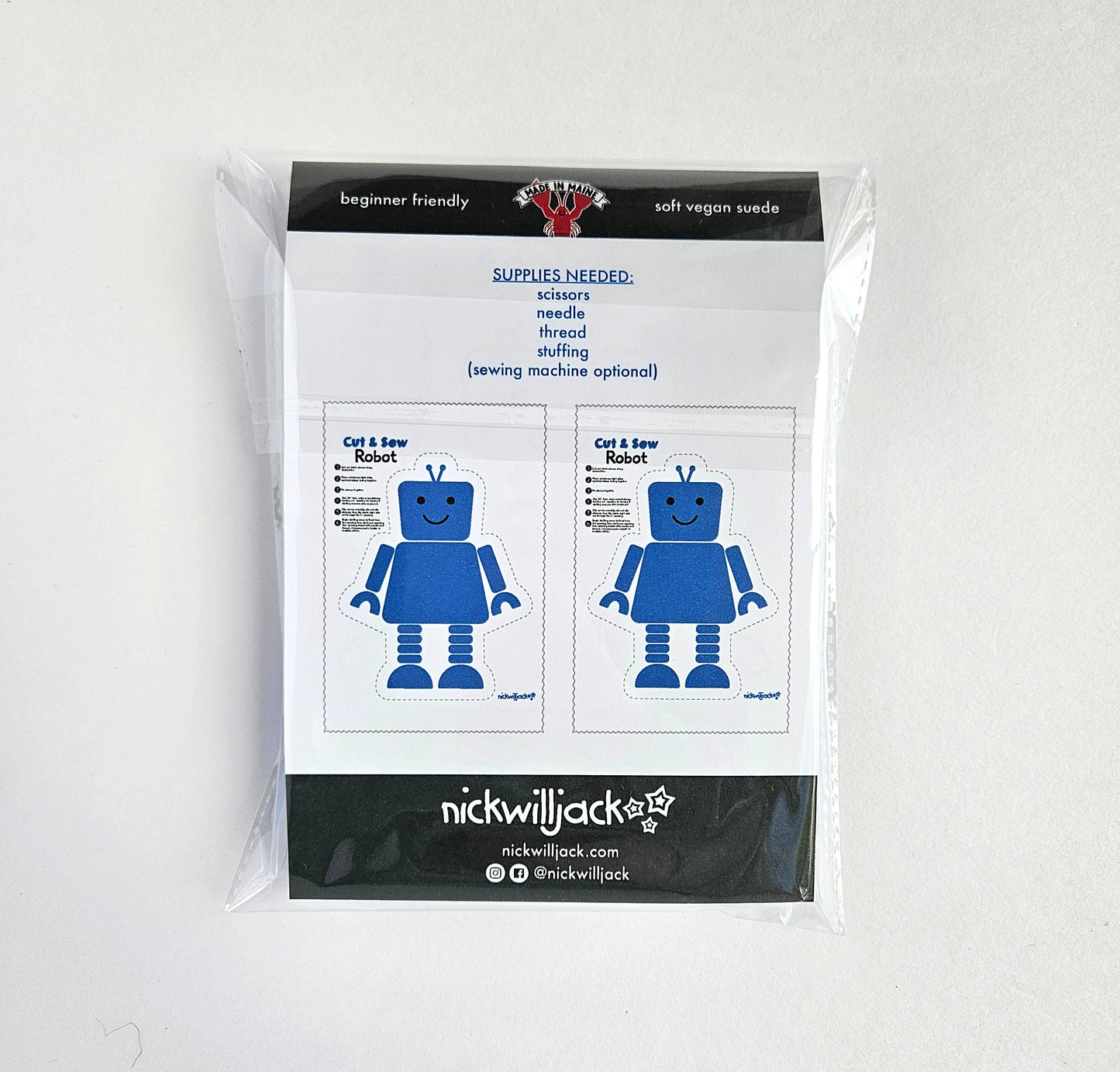 Nickwilljack - Robot Sewing Craft Kit 