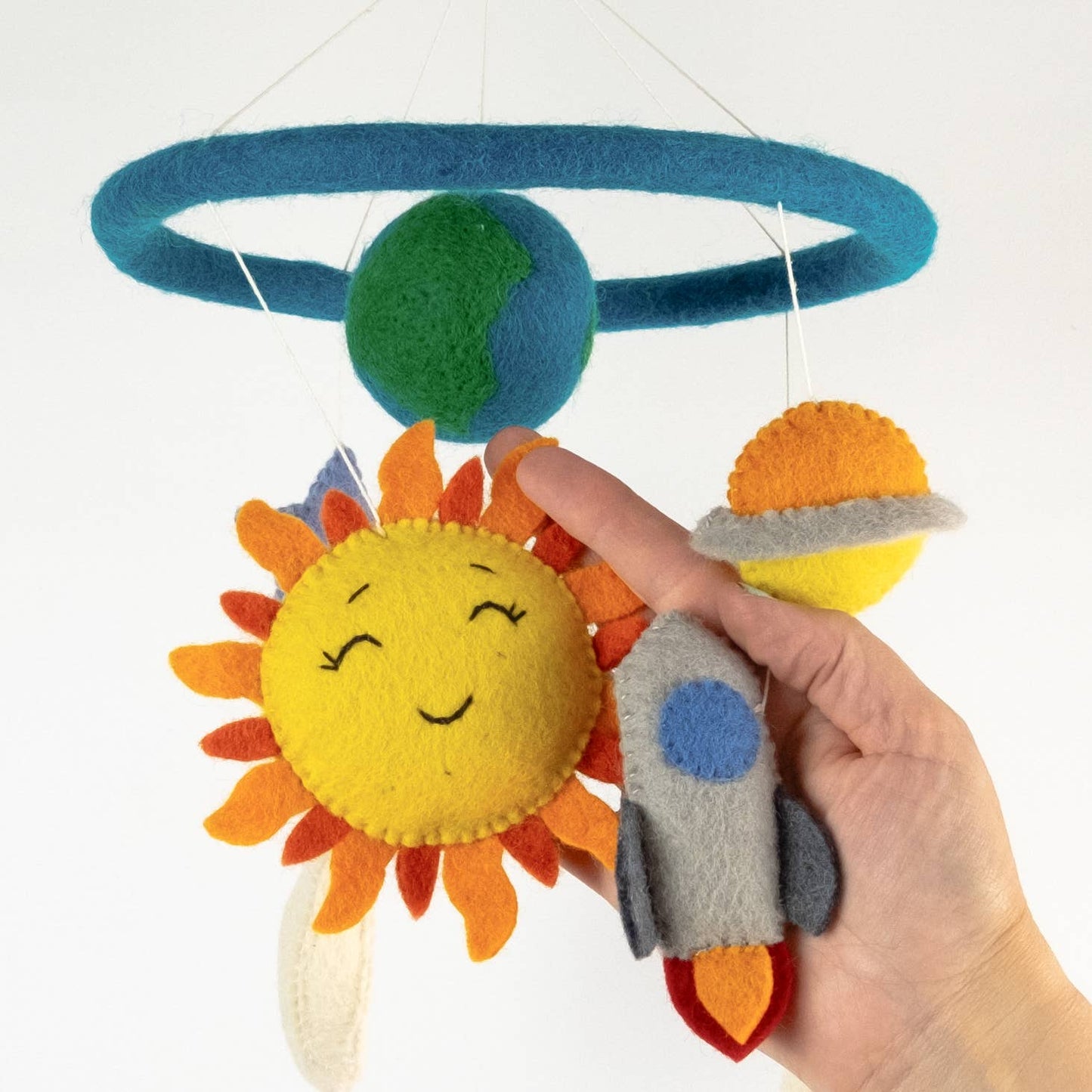 The Winding Road - Baby Mobile - Planets and Space