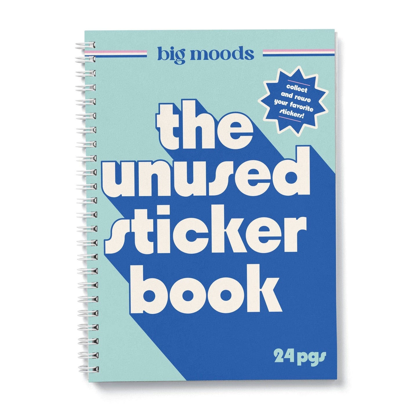 Big Moods - The Unused Sticker Book - Blue
