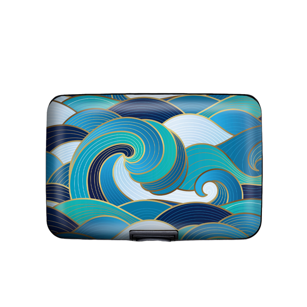 Monarque - Enameled Wave Armored Wallet