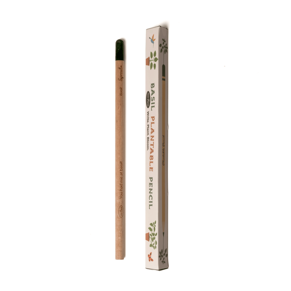 123 Farm - Basil Plantable Pencil – Eco-Friendly Gift