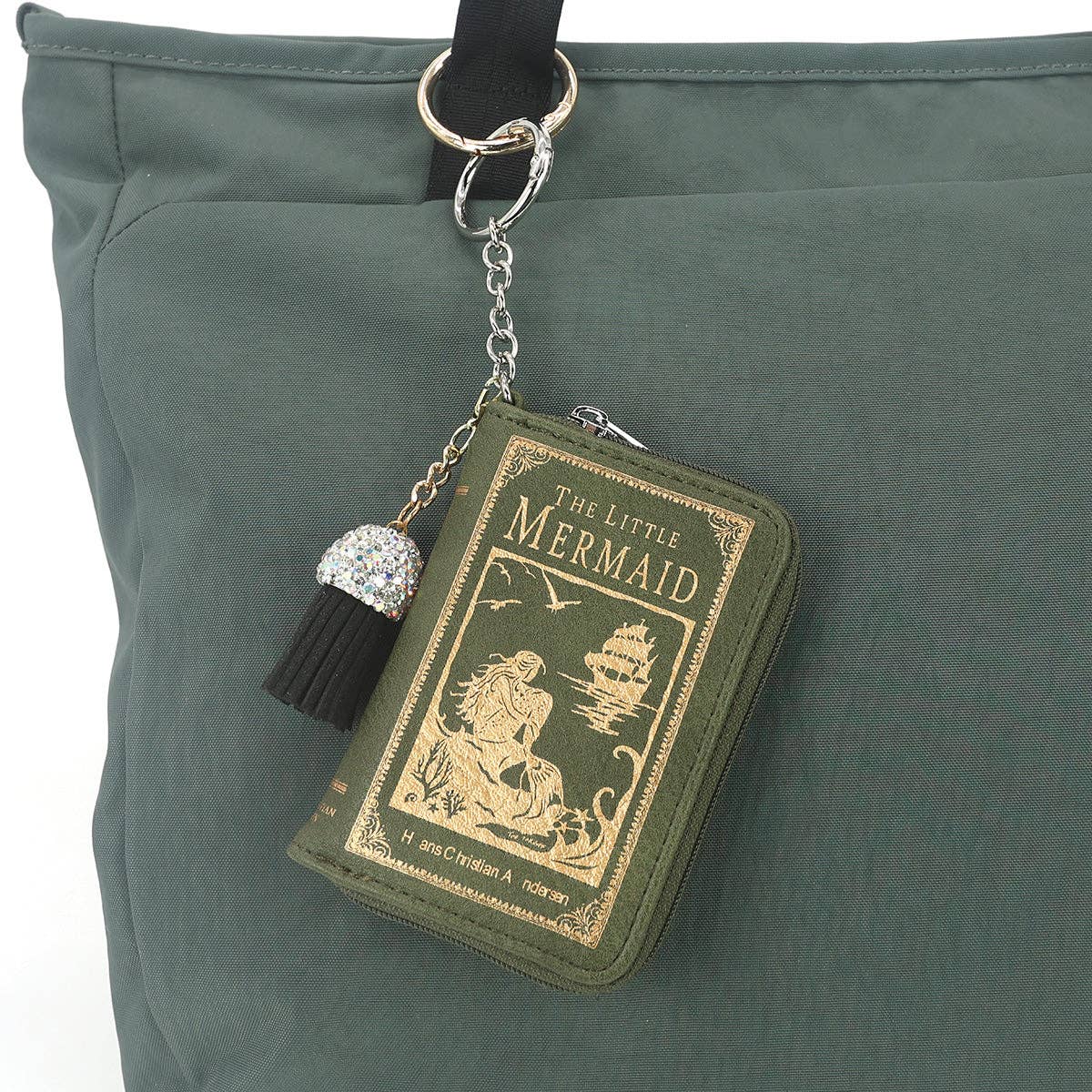 COMECO INC - THE LITTLE MERMAID BOOK BAG CHARM COIN PURSE IN VINYL