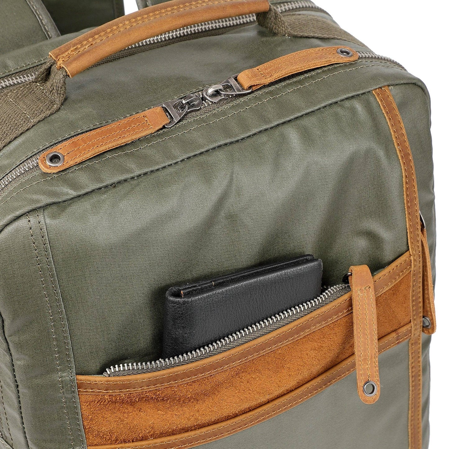 TSD Brand - Madrone Coated Canvas Backpack