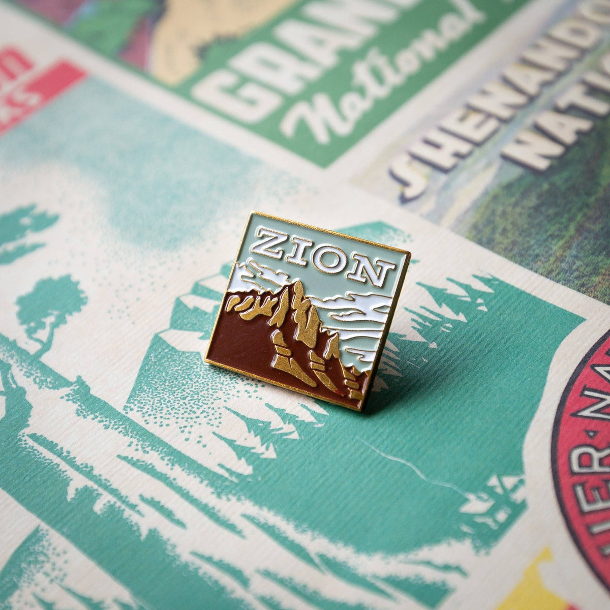 The Landmark Project - Zion National Park Enamel Pin