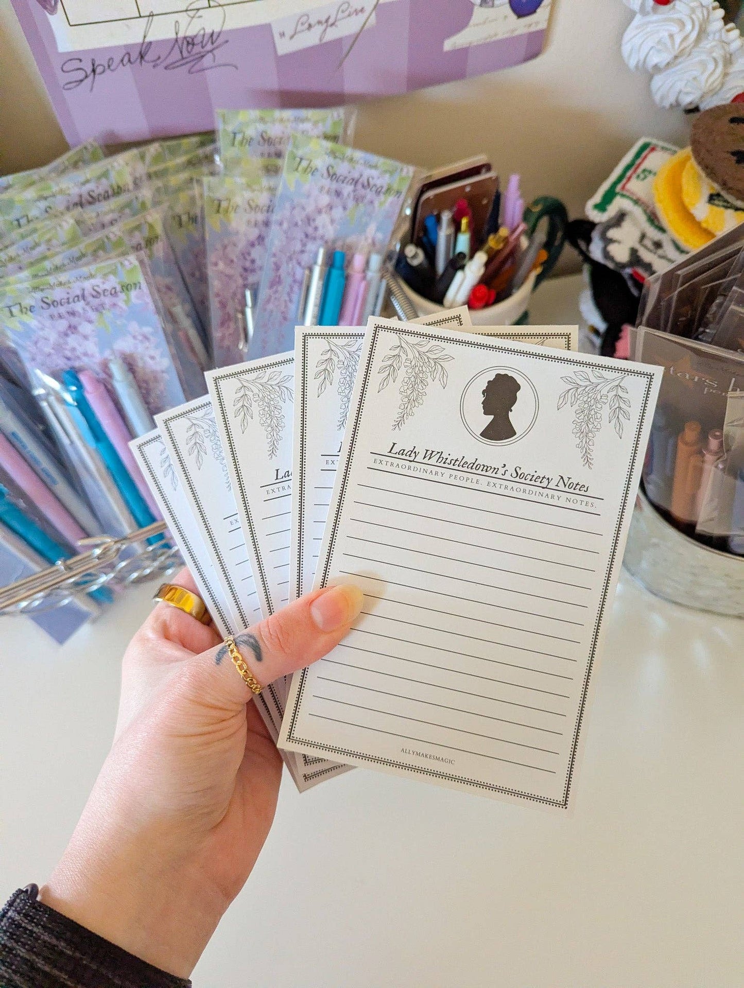 allymakesmagic - The Social Season Notepad