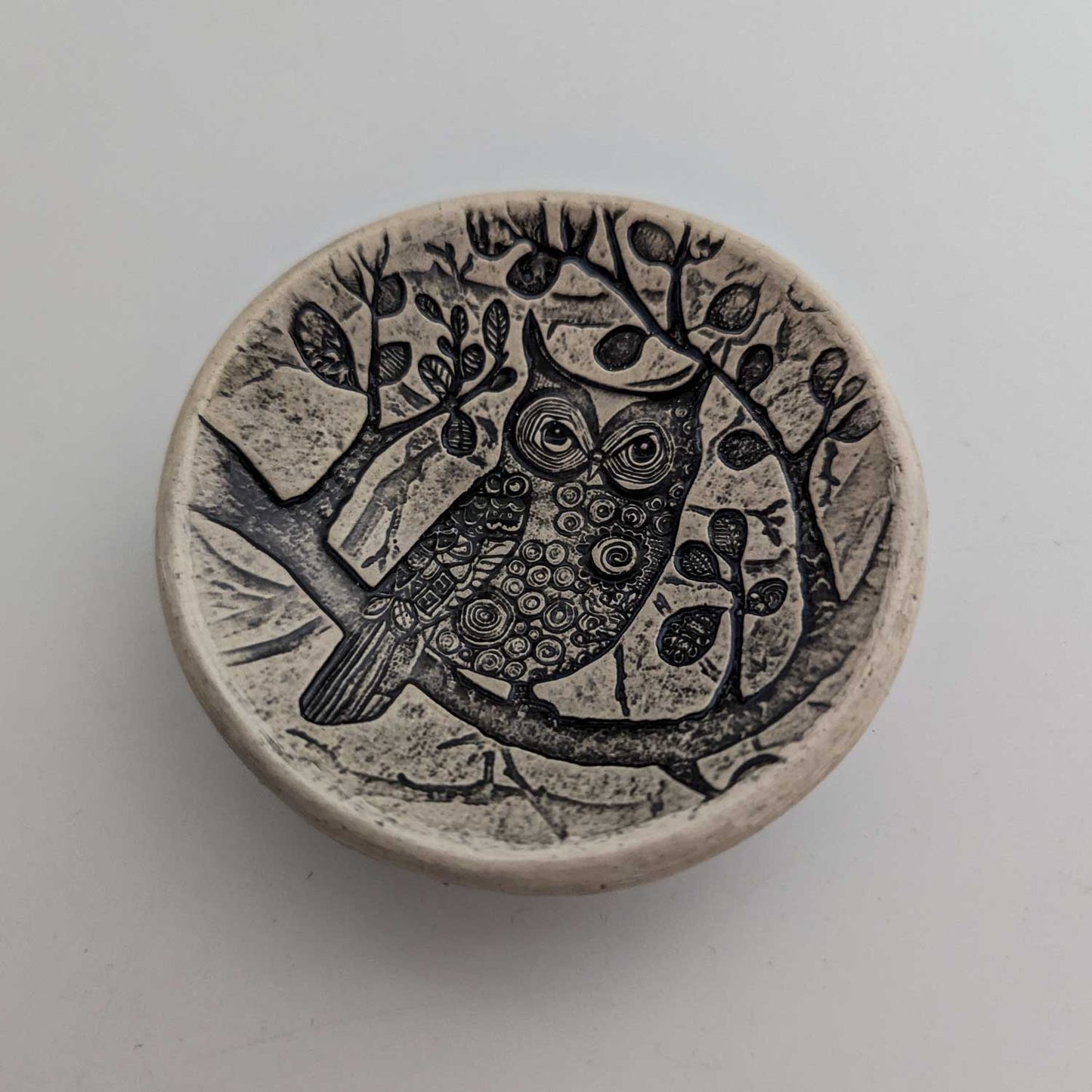 Walton Clay Studio - Pottery Dish Bowl - Owl