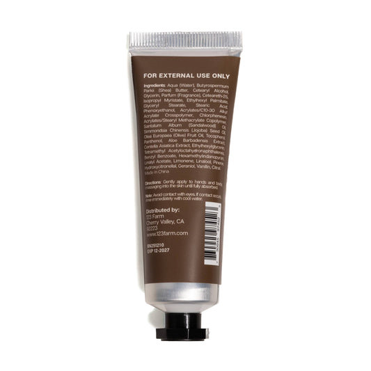 123 Farm - Sandalwood Hand Cream 1 oz – Flower Market