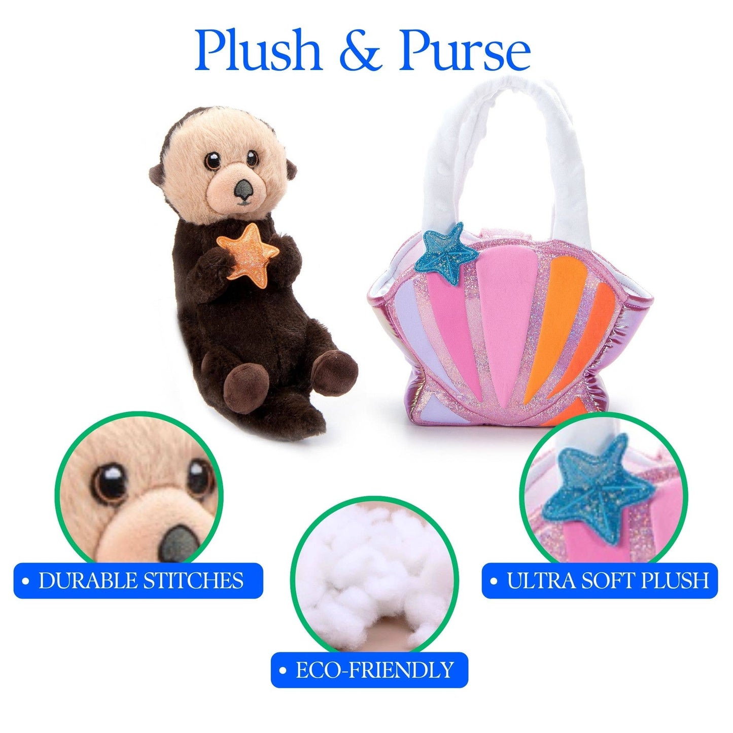The Petting Zoo - Purse & Plush Sea Otter