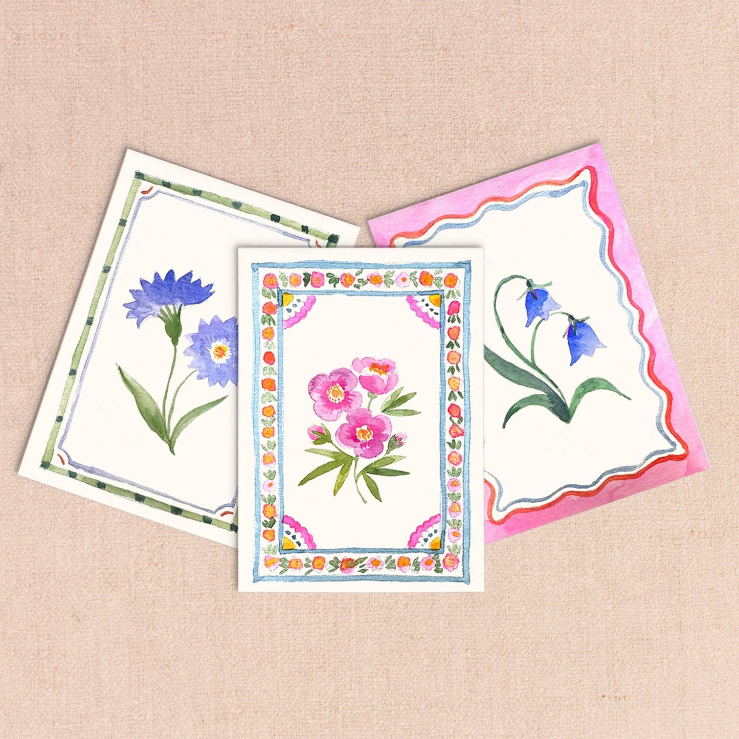 Antiquaria - Mini Watercolor Painting Kit: Flowers