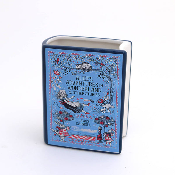 Lenny Mud - Alice's Adventures in in Wonderland Decoupaged Ceramic book