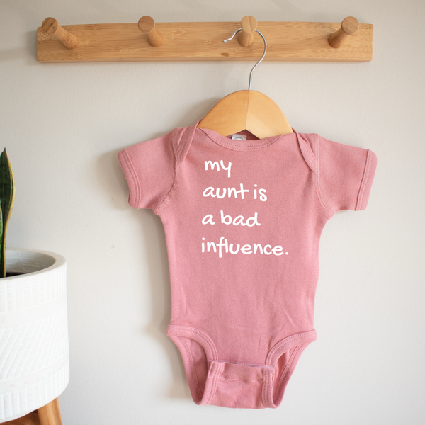 dkhandmade - My Aunt is Bad Influence Onesie