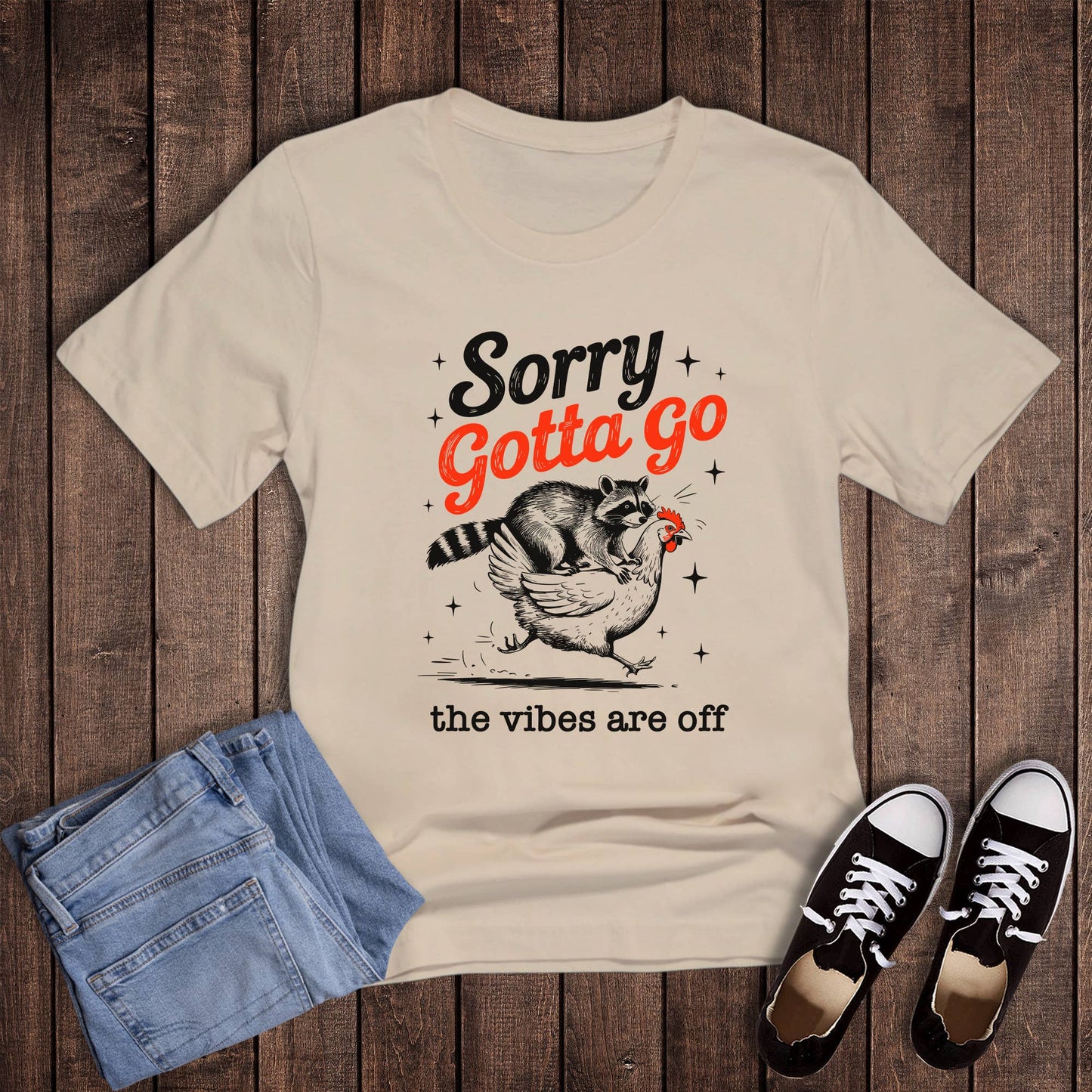 Rebel Rose - Funny Western Sorry Gotta Go Graphic Tee